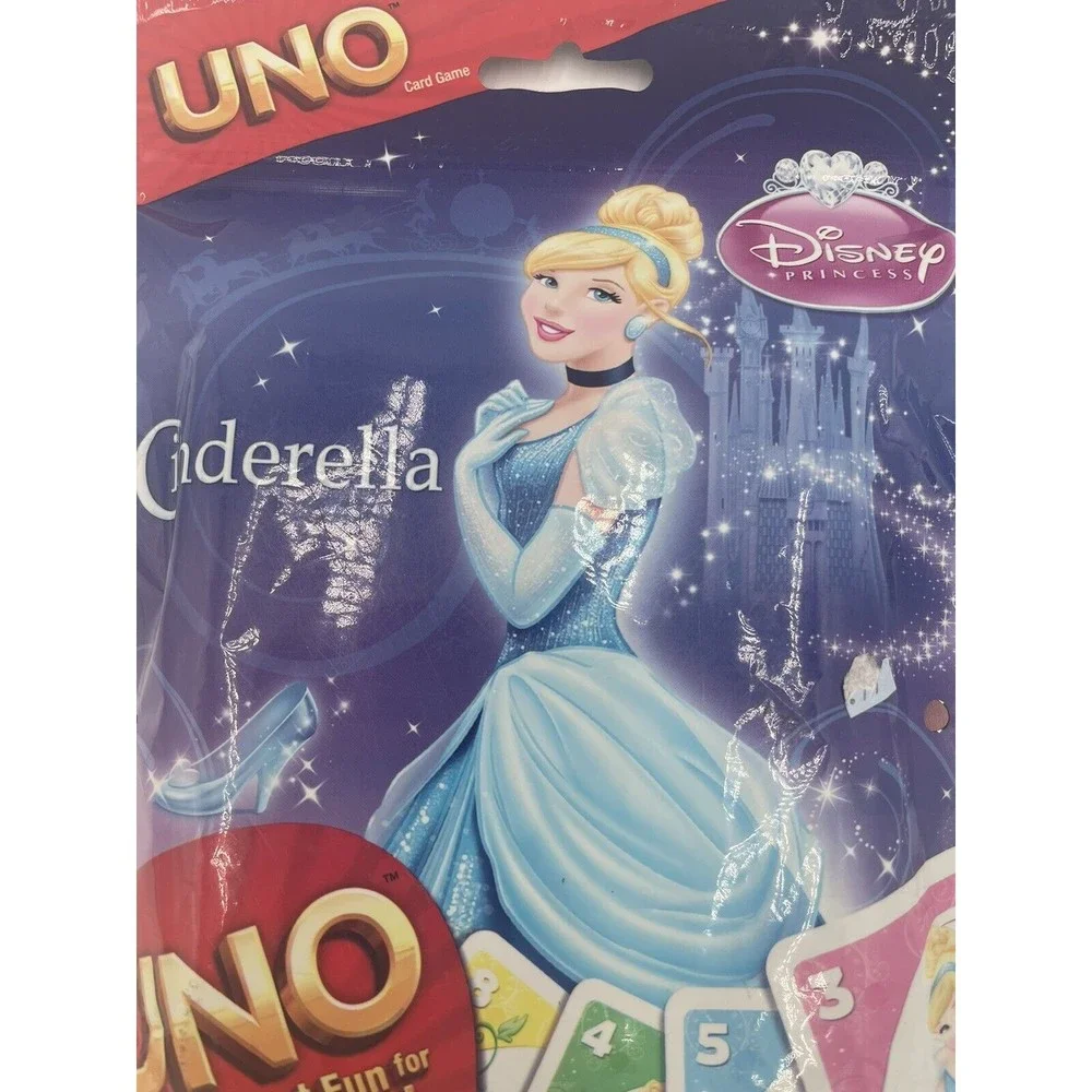 Disney Cinderella Uno Cards-New In Package